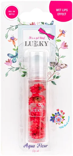 Lukky huuliöljy Aqua Fleur 7,5 ml, erilaisia - 1