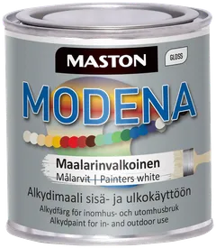 Maston maali Modena maalarinvalkoinen 250 ml - 1