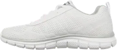 Skechers miesten lenkkarihenkinen vapaa-ajan jalkine Track White - WHITE - 4