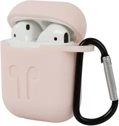 Wave Silikonikuori, Apple AirPods (1. ja 2. sukupolvi), Vaaleanpunainen - 2