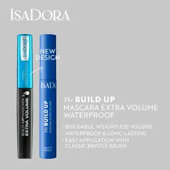 IsaDora Build Up Mascara Extra Volume Waterproof 01 - 3