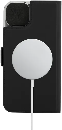 Wave MagSafe -yhteensopiva Book Case, Apple iPhone 15 Plus, Musta - 2