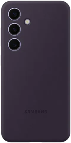 Samsung S24 silikonisuoja tumma violetti - 1