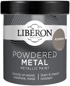 Liberon Powdered Metalliefektimaali 500ml Aluminium matt - 1