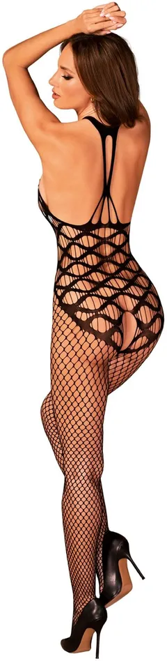 Sexy Net Catsuit S/M - MUSTA - 2