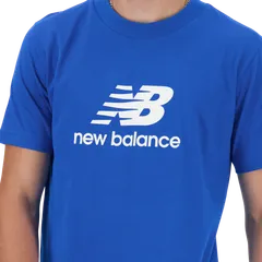New Balance miesten t-paita Stacked Logo - BLUE OASIS - 4