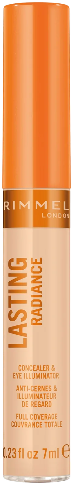 Rimmel Lasting Radiance Concealer -peitevoide 7 ml, 010 Ivory - 2