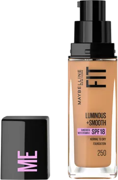 Maybelline New York  Fit Me Luminous & Smooth  250 Sun Beige -meikkivoide 30ml - 2