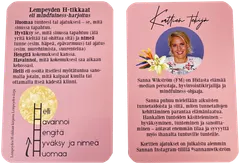 Hidasta elämää, Kun tuntuu pahalta - Lohtukortit - 4