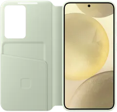 Samsung s24 lompakkokotelo vaaleanvihreä - 1