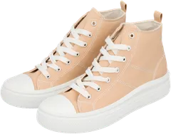 WKLY. naisten varrelliset canvastennarit Sharon - BEIGE - 3