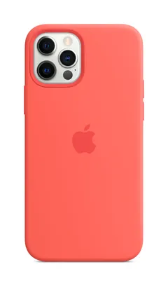 APPLE iPhone 12/12 Pro silikonikuori MagSafe yhteensopivuudella, pink citrus - 2