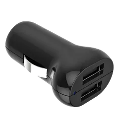 Wave Autolaturi, 2 x USB (10W), musta - 1