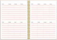 Burde Vuosikalenteri 2025 Life Planner Pink - 5