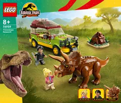 LEGO Jurassic World 76959 Triceratopsia tutkimassa - 3