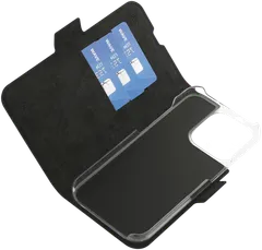 Wave MagSafe -yhteensopiva Book Case, Apple iPhone 15 Pro, Musta - 5