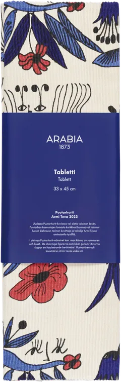 Arabia kattaustabletti Puutarhurit 33 x 45 cm canvas - 1