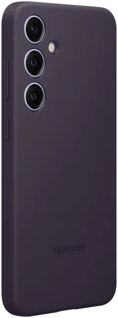 Samsung S24+ silikonisuoja tumma violetti - 3