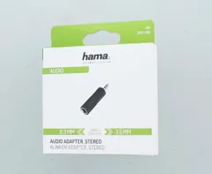 Hama Audiosovite, 3,5 mm uros - 6,3 mm naaras - 3