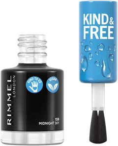 Rimmel Kind & Free Clean Nail Polish 8ml, 159 Midnight Sky kynsilakka - 2