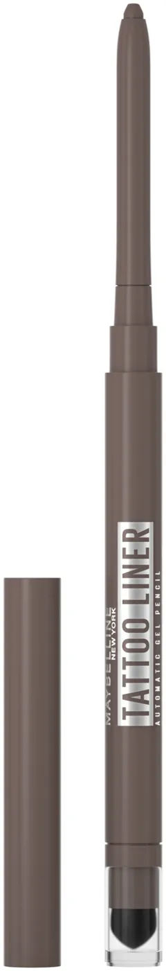 Maybelline New York Tattoo Liner Automatic Gel pencil silmänrajauskynä 0,28 g - Mocha Grey - 1