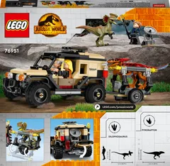 LEGO® Jurassic World 76951 Pyroraptorin ja Dilophosauruksen kuljetus - 2