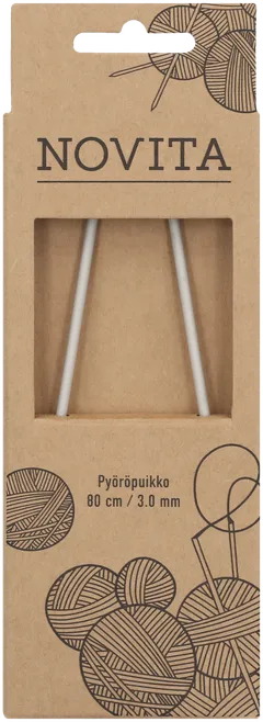 Novita Pyöröpuikko 80 cm - 3mm - 1