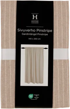 House verho Pinstripe 140x250 cm, beige - 3