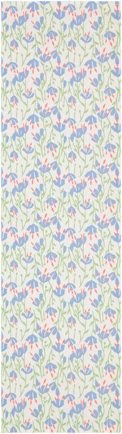 House kaitaliina Summer Flowers 33x120 cm sininen PatternLab - 1