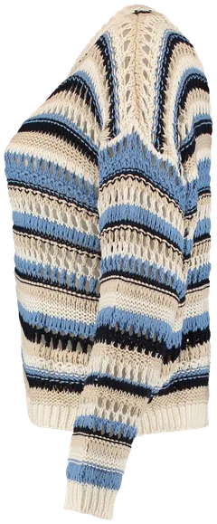 Hailys naisten neule Dana SYF-2306011 - soft blue stripe - 2