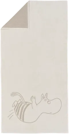 Moomin Arabia kylpypyyhe 70x140 Muumipeikko, valkoinen - 1