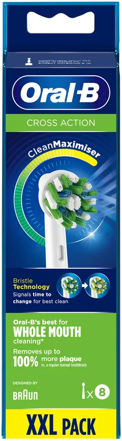 Oral-B CrossAction vaihtoharja CleanMaximiser -tekniikalla 8kpl - 2