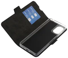 Wave Book Case, Motorola Moto G04 / Motorola Moto G04s, Musta - 4