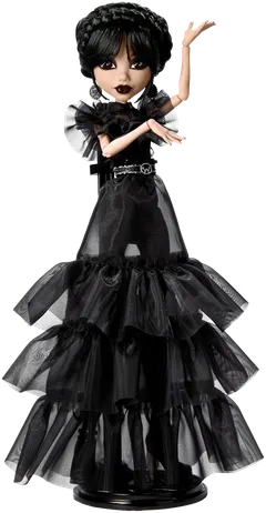 Monster High X Wednesday Raven's dress -nukke - 1