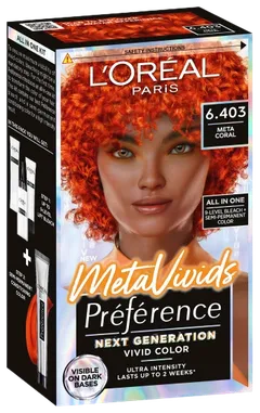L'Oréal Paris Préférence Metavivids Coral 6.403 vaalennus ja sävyte 1kpl - 1