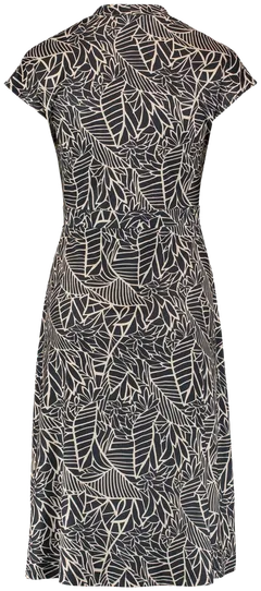 Zabaione naisten mekko Carrara Lp-Pr151-0140 - D4304 navy/nature - 3