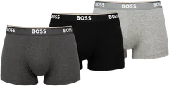 Hugo Boss miesten bokserit 50475274G 3-pack - Black/Grey - 1