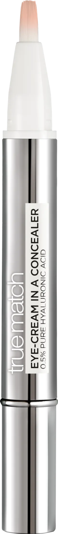 L'Oréal Paris True Match Eye-Cream in a Concealer 1-2R Rose Porcelain peitevoide 2 ml - 1