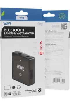 Wave Bluetooth Lähetin/Vastaanotin, Musta - 3