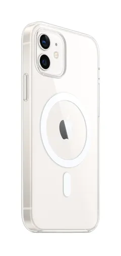 APPLE iPhone 12/12 Pro silikonikuori MagSafe yhteensopivuudella, kirkas - 3