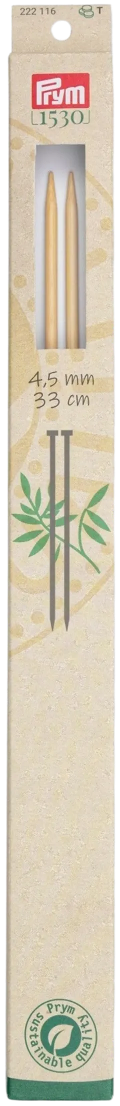 Prym neulepuikko 4,5 33cm bambu - 1