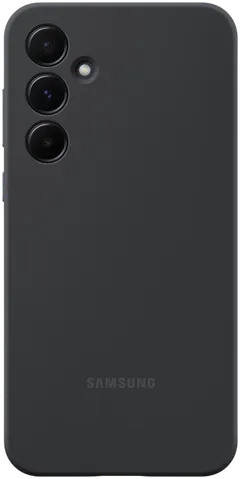 Samsung Galaxy A55 silicone case musta silikonikuori - 1