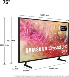 Samsung 75" 4K UHD Smart TV TU75DU7105 - 5