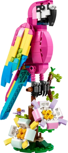 LEGO Creator 31144 Eksoottinen pinkki papukaija - 5