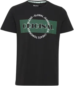 Blend miesten t-paita Original stripe logo - BLACK - 1