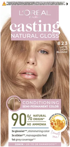 L'Oréal Paris Casting Natural Gloss 923 Light Blonde Sucre kevytväri 1kpl - 1