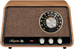 Sangean pöytäradio Bluetooth yhteydellä WR-101, pähkinäpuu - 2