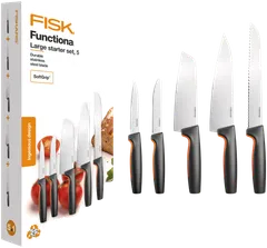 Fiskars FF Veitsisetti sis. 5 osaa - 6