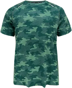 Starter miesten lyhythihainen treenipaita Camo YSMT4658 - Green - 1