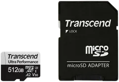 Transcend 340S 512GB U3 microSDXC muistikortti (R160 W125 MB/s) - 3